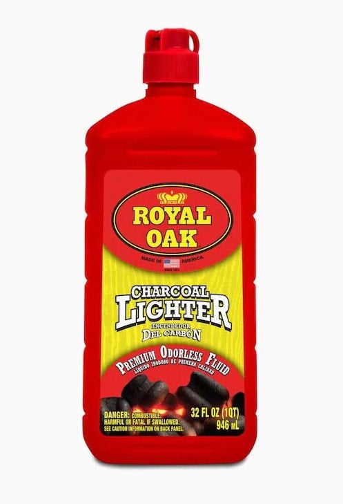 Charcoal lighter fluid store